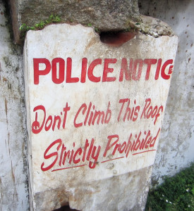 Don't climb this Roof