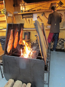Vis Roken op Kerstmarkt in Oberhausen
