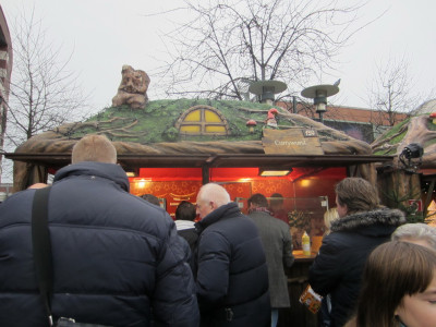 Dakje kraampje kerstmarkt Oberhausen