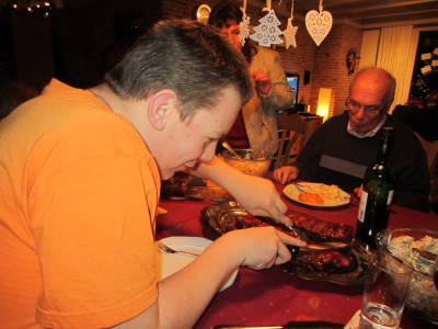 Aanvallen Spareribs door Kevin