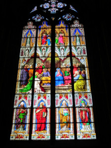 Glas in Lood Raam in Dom in Keulen