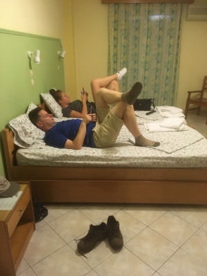 Slaapkamer in Spyridoula Appartement