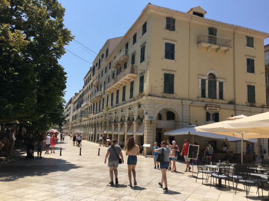 Steegjes in Korfoe Stad