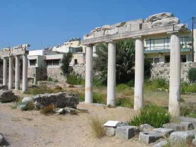 Pilaren bij Western Archeological Site