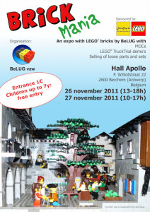 Affiche LEGO Evenement Berchem 2011