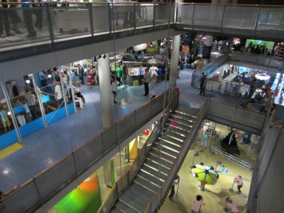 Verdiepingen in Nemo Gebouw