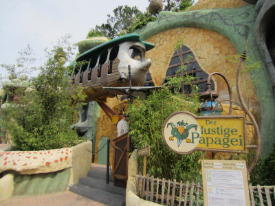 Der lustigen Papagei in Phantasialand