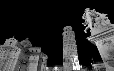 Duoma di Pisa in Donker