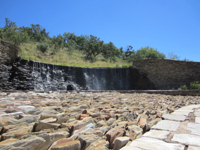 Watervallen in Freedom Park