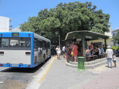 Bushalte Mandraki Rhodos Stad