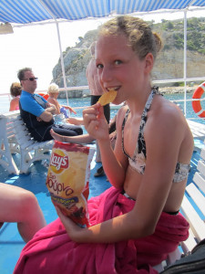 Relaxen op de boot