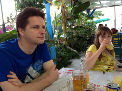 Eerste biertje van vakantie