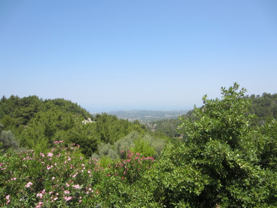 Uitzicht vanaf Kalopetra klooster