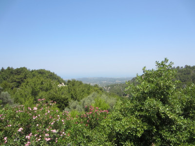Uitzicht vanaf Kalopetra klooster