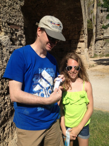 Geocache Medieval Moat Amboise Bridge-gevonden