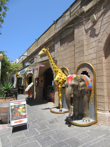 Terug naar Rhodos stad vanaf geocache GC2JEJ7