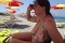 Diana op strand