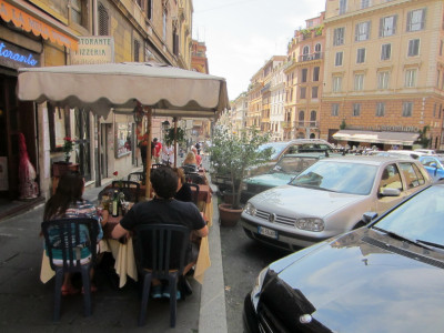 Ristorante-Pizzaria naast hotel Verona
