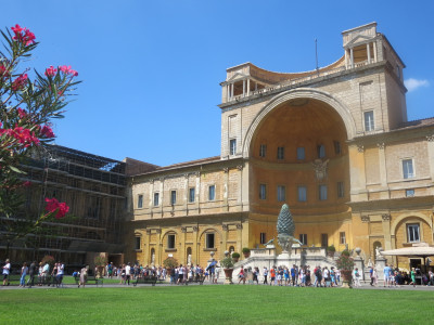 Binnentuin Vaticaan Museum