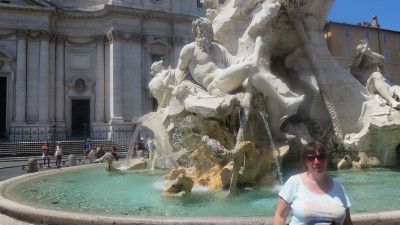 Fontein bij Piazza Navona