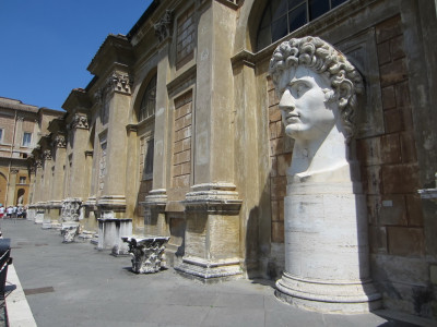 Binnentuin Vaticaan Museum