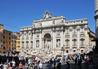 Trevi Fontein in volle glorie