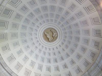 Een Plafond van Vaticaan Museum