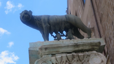 Beeld Romulus en Remus