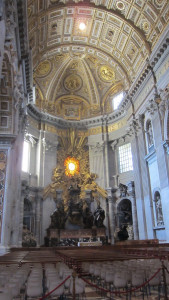 Binnenkant St.Pieters Basiliek