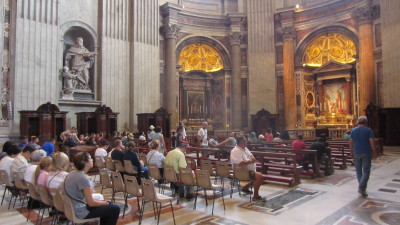 Binnenkant St.Pieters Basiliek