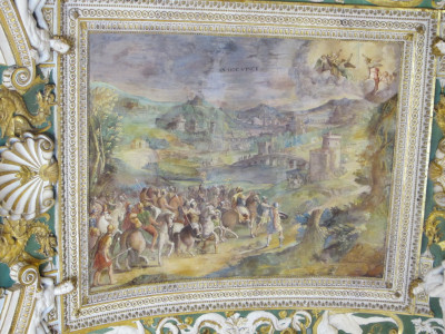 Plafondschildering Kaartengang Vaticaan Museum