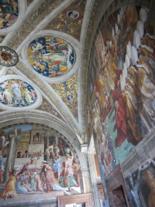 Schildering Vaticaan Museum