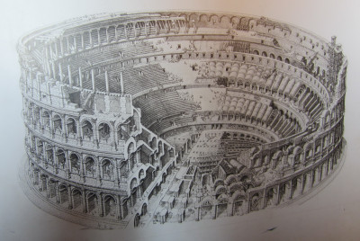 Illustratie van oorspronkelijke Colosseum