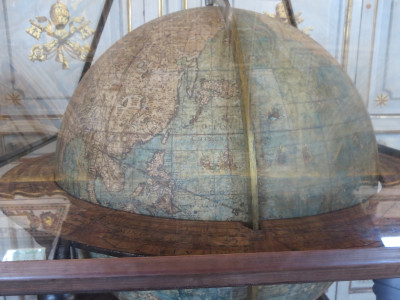 Oude Globe in Gang Vaticaan Museum