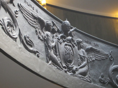 Detail Uitgang spiraaltrap Vaticaan Museum