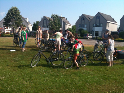 Vertrek Fietstocht
