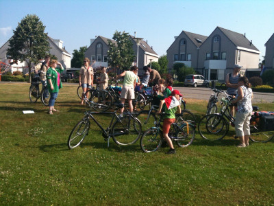 Vertrek Fietstocht