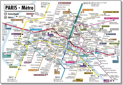 Metrokaart Parijs