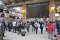 Bord met vertrektijden in Gare Du Nord Station