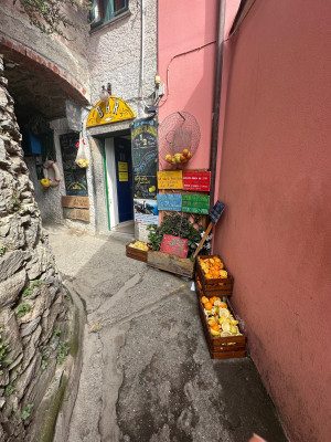 Halverwege wandeling Corniglio naar Vernazza