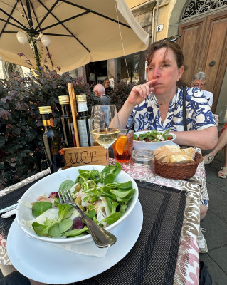 Lunchen in Lucca