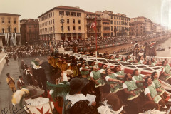 Historische foto Pisa Gioco del Ponto