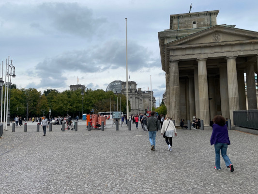 Op weg naar Brandenburg Tor