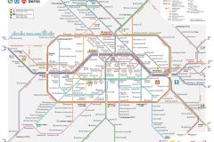Metromap Berlijn