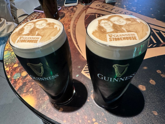 Stoutie bij Guinness Store House