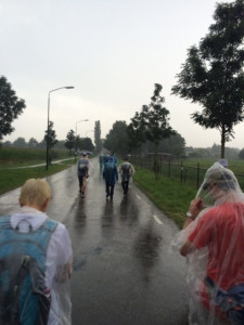 Regen onderweg