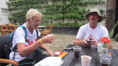 Gezamenlijk bakje koffie drinken