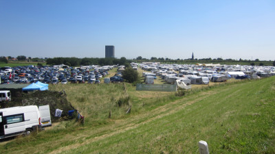 Camping langs de kant