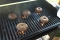 Hamburgers op BBQ