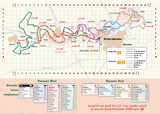 Routekaart Bloememtocht
